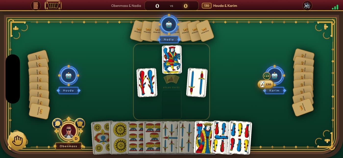 Partie en cours — joue tes cartes en équipe